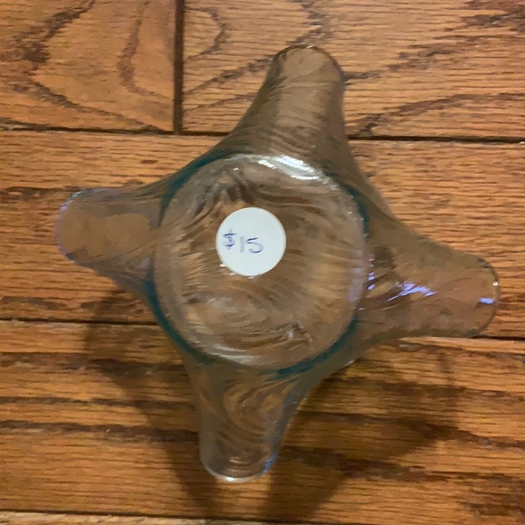 Handmade Fused Glass Miniature Slumped Vase - Picture 3 of 4